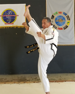 image of person practicing MMA